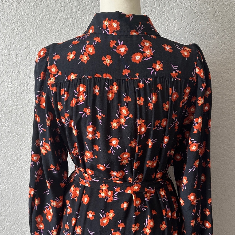 Ann Taylor | Floral Belted Shirt Dress (NWOT) - Picture 7 of 8